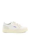 Autry Medalist Sneakers In Leather With Suede Inserts In Multi