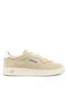 Autry 'medalist' Sneakers In Beige Suede Leather In Neutral