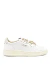 Autry Medalist Leather Low-top Sneakers In White