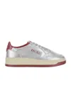 Autry Medalist Low-top Sneakers In Silver