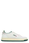 Autry Two-tone Leather Sneakers In Virgin/sponge Wht/for