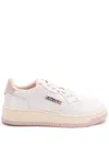 Autry Medalist Bi-color Leather Sneakers In White