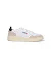 Autry Leather And Suede Medalist Low Sneakers In White