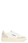 Autry Low-top Sneakers With Leather And Suede Accents In Multi