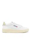 Autry Sneakers Medalist Low In Pelle Bianca E Tidal Foam In White