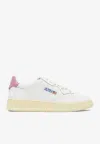 Autry Classic Low-top Sneakers With Perforated Detailing In White