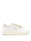 Autry Medalist Leather Low-top Sneakers In White