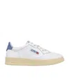 Autry White Leather Low Top Sneakers In White