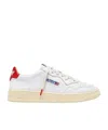 Autry Medalist Low Sneakers In Soft Leather With Cushioned Comfort In White