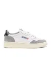 Autry Medalist Leather Sneakers In White