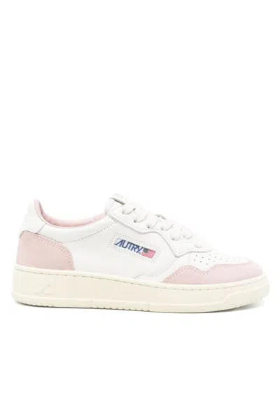 Autry Medalist Low-top Sneakers With Goat Leather In White