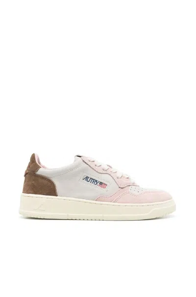 Autry Medalist Low-top Sneakers With Perforated Detailing In Multi
