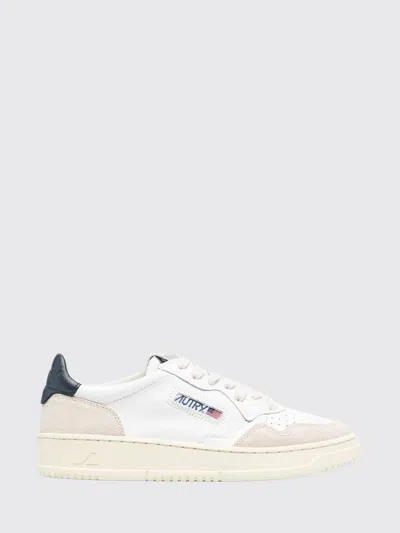 Autry Medalist Low Top Trainers In Bicolour Leather And Suede In Multi