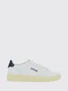 Autry Medalist Low Top Trainers In Bicolour Leather And Suede In White