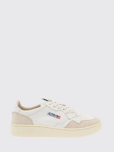 Autry Medalist Low Top Trainers In Bicolour Leather And Suede In Multi