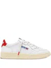 Autry Medalist Low Sneakers In Soft Leather With Cushioned Comfort In White