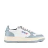 Autry Medalist Low Sneakers Leather Bicolor Paneling Perforated Sole