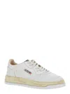 Autry Medalist Low Vintage X Mihara Yasuhiro White Sneakers With Handcrafted Sole In Leather Man In White