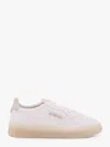 Autry Medalist Sneakers In Beige Suede In White