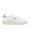 Autry White Leather Sneakers In White
