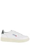 Autry Medalist Sneakers In White And Blue Leather In White