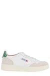 Autry Low Medalist Leather Sneakers In Red