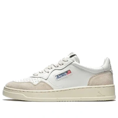 Autry Medalist Low 'white Beige Suede'
