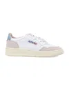 Autry Medalist Low-top Womans Sneakers In White Light Blue