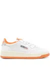 Autry Athletic Performance Sneakers Contrast Sole In White