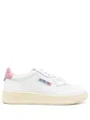 Autry Medalist Low Sneakers In White And Polignac Leather Shoes In White