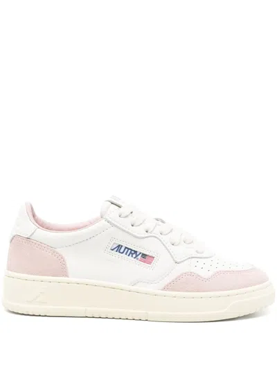 Autry Medalist Low White Pink Sneaker