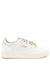 Autry White Sneakers With Perforated Toebox In White