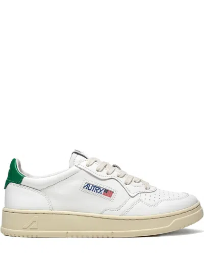 AUTRY MEDALIST LOW "WHITE/GREEN" SNEAKERS