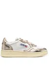 Autry Medalist Low "bicolor White/platinum" Sneakers In White