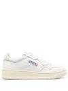 Autry Low-top Sneakers With Perforated Detailing And Rubber Sole In White