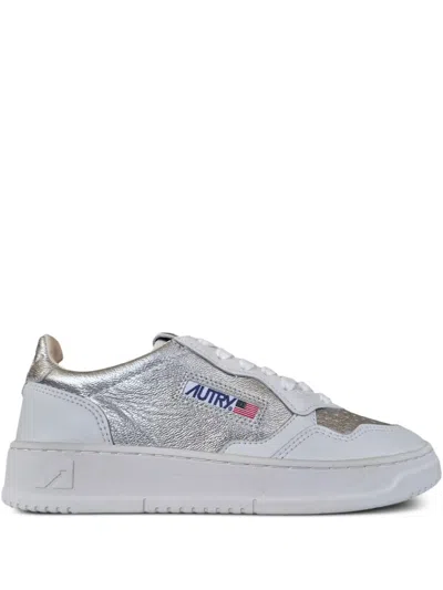 Autry Medalist Low Wmns "white/silver" Sneakers