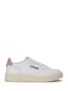 Autry Leather Upper Sneakers With Perforated Detailing In Multi