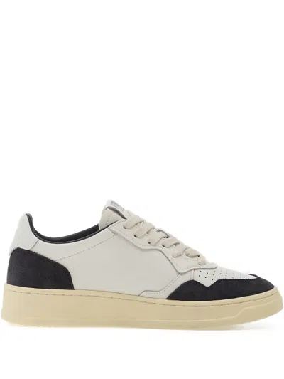Autry Medalist Low Wom Leather Sneakers In White