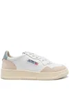 Autry Medalist Low-top Womans Sneakers In Wht/slvblue
