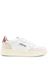 AUTRY AUTRY MEDALIST LOW WOM  LEAT/SUEDE WH/COCO SHL SHOES