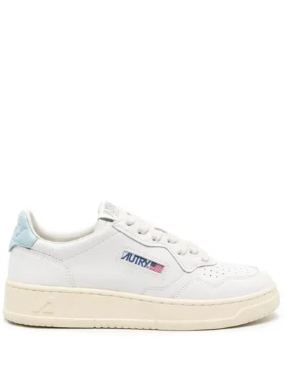 Autry Medalist Panelled Sneakers In White