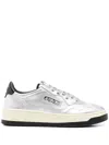 Autry Sneaker Medalist In Silver Leather