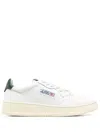 Autry Blue Leather Sneakers In White
