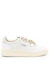 Autry White Sneakers With Perforated Toebox In White