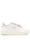 Autry Medalist Leather Low-top Sneakers In White