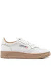 Autry Medalist Low Sue Scrap Wht Tobacco In White