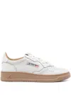 Autry Medalist Low Sue Scrap Wht Tobacco In White