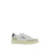 Autry Openwork Toe White Sneakers In White