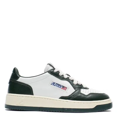 AUTRY AUTRY MEDALIST LOW-TOP LEATHER SNEAKERS