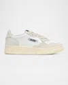 Autry Medalist Mixed Leather Low-top Sneakers
